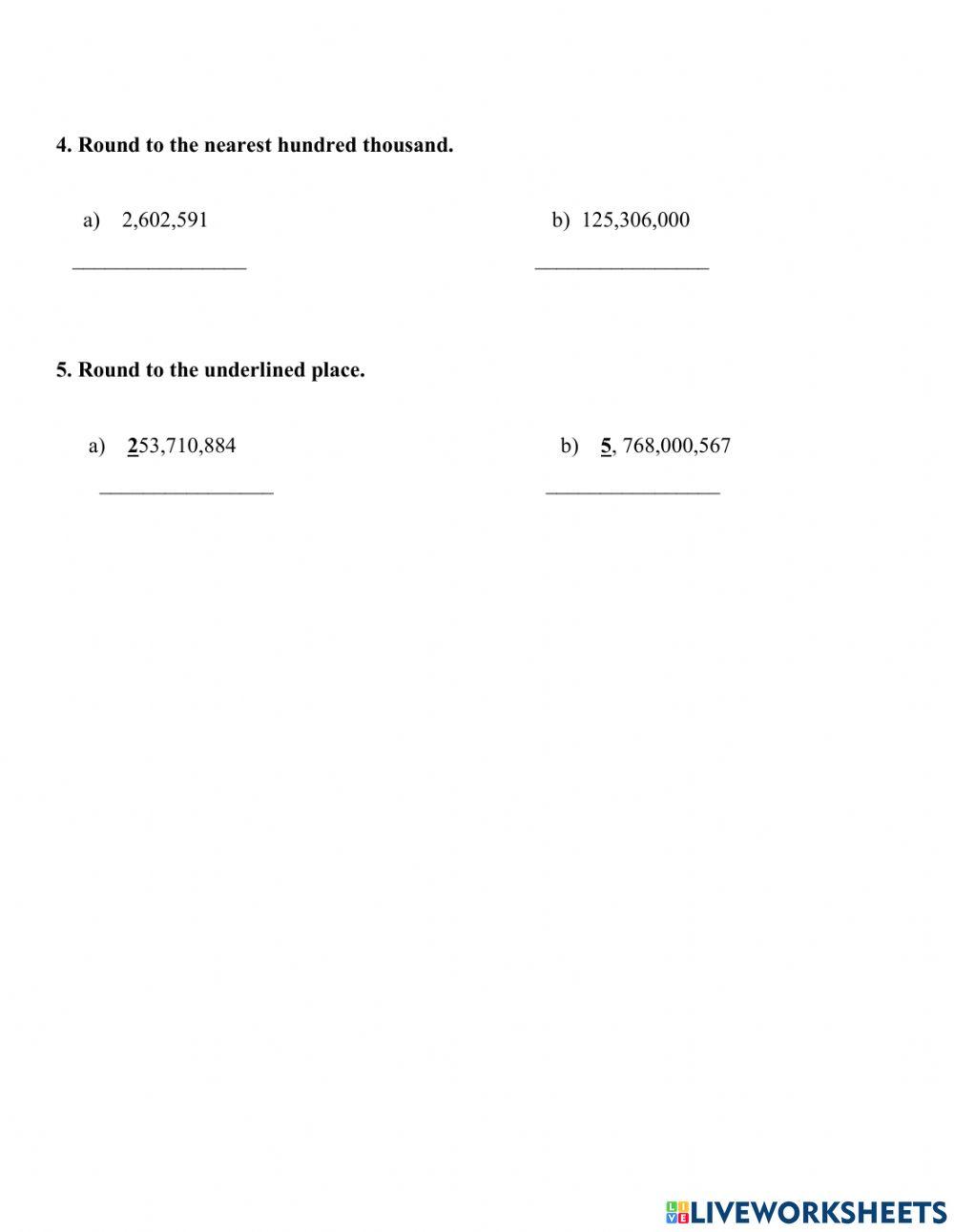 Rounding Greater Numbers