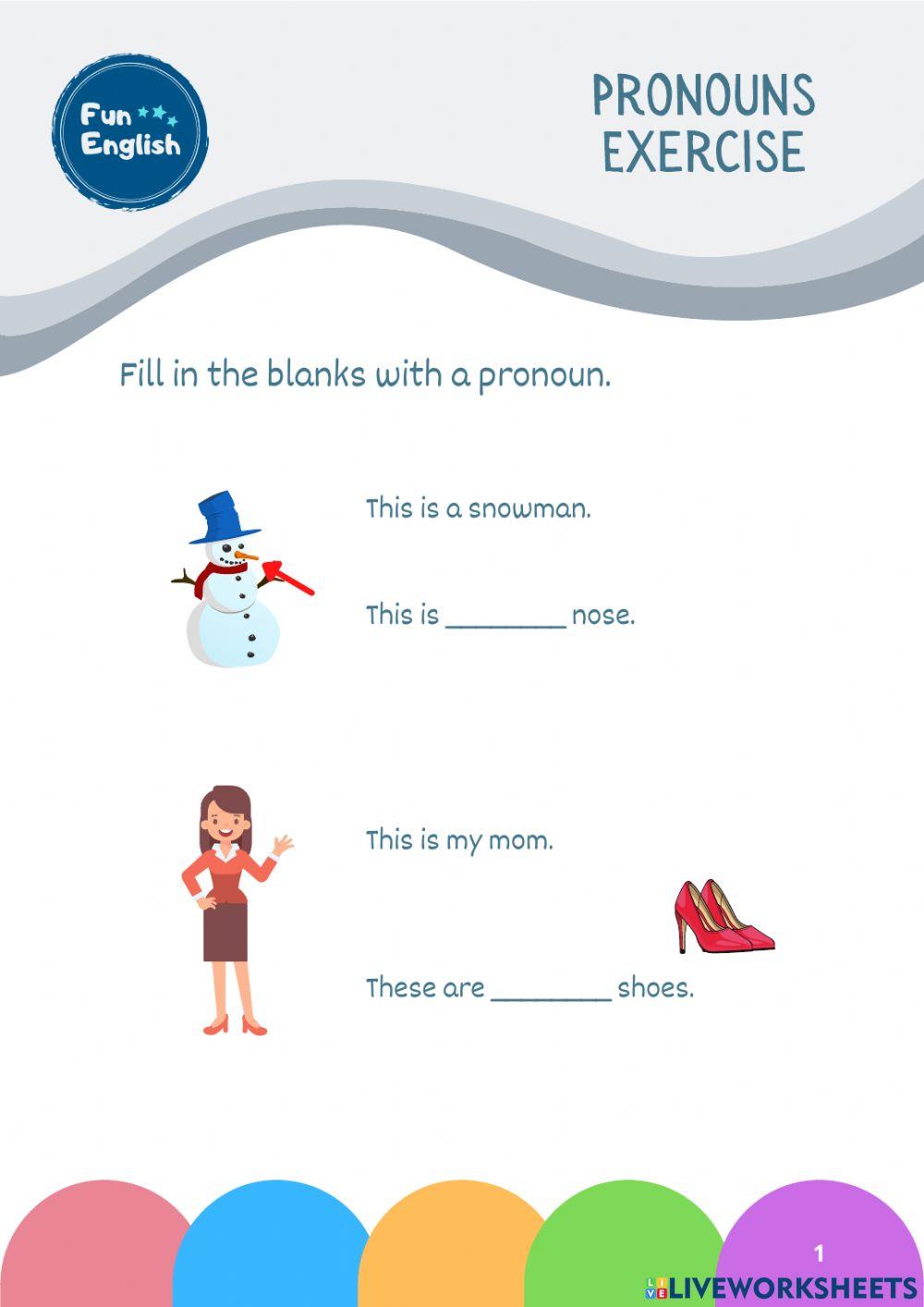 Possessive Pronouns or Possessive Adjectives