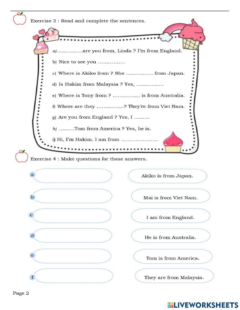 Where are you from ?