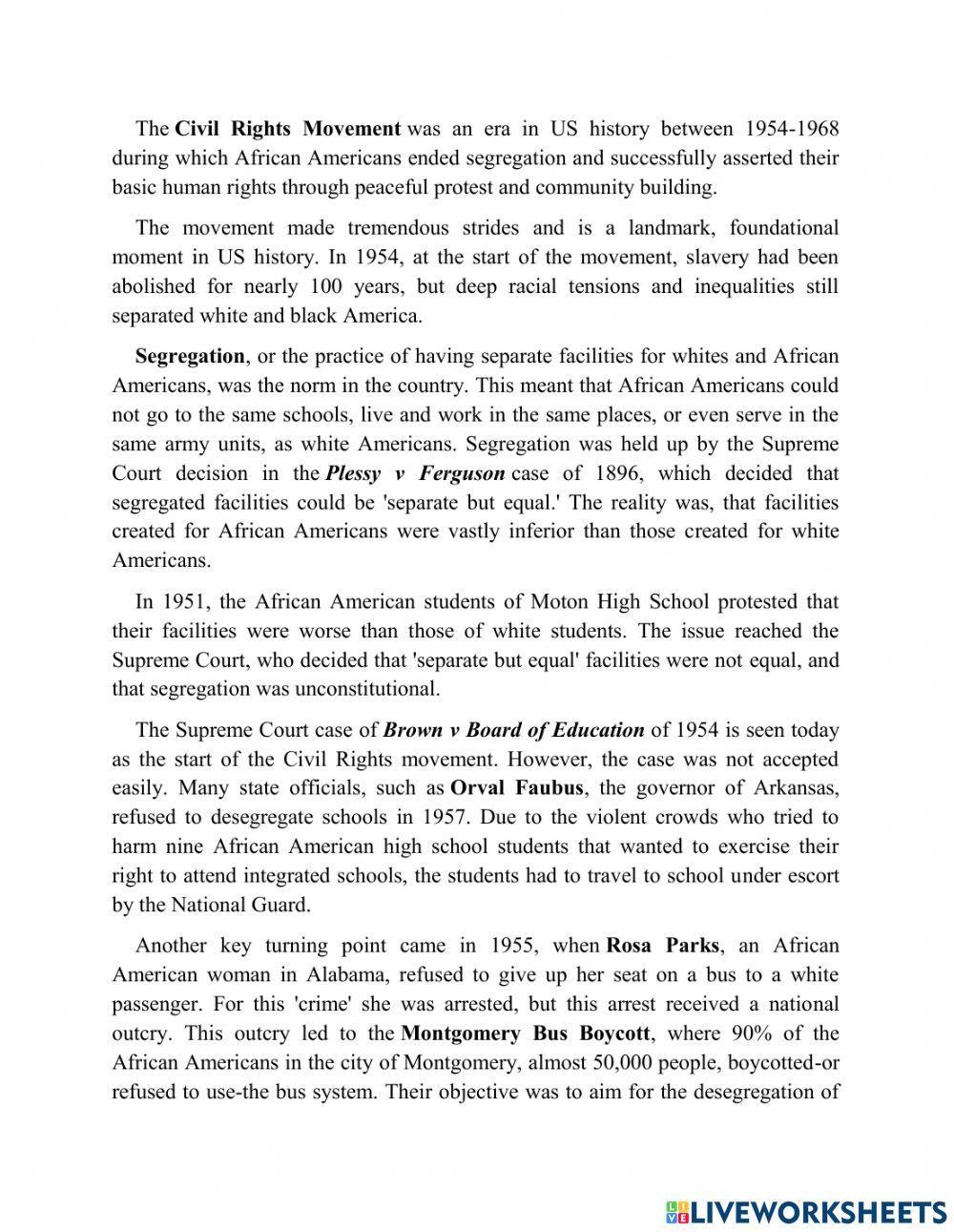 Civil rights movement