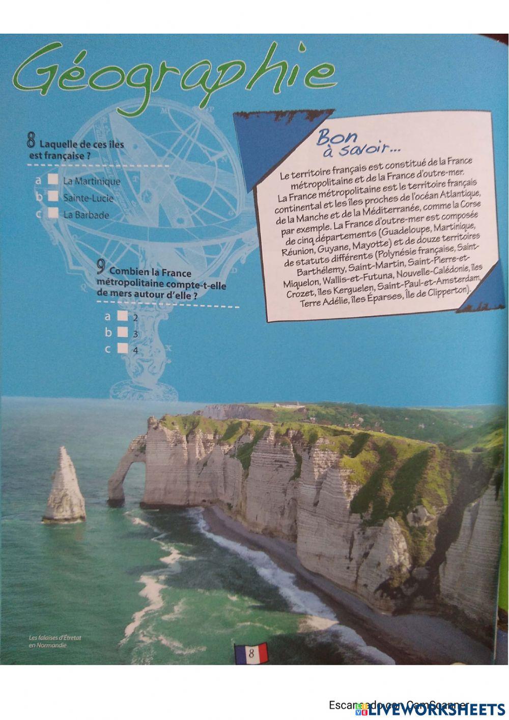 Test de Géographie et Histoire de France