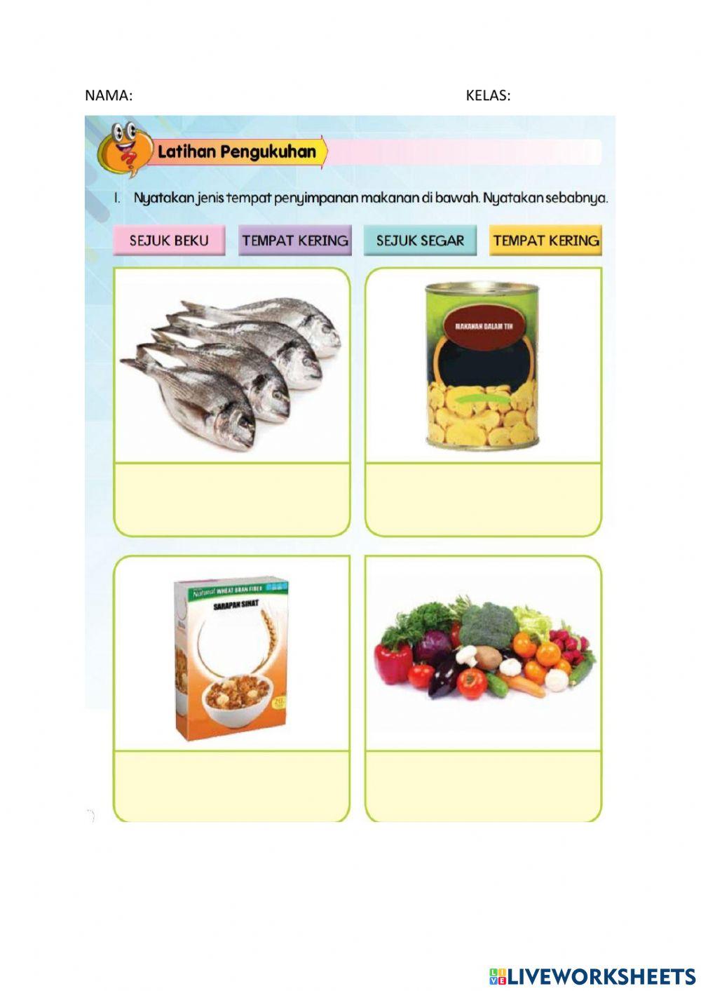 CARA PENYIMPANAN MAKANAN