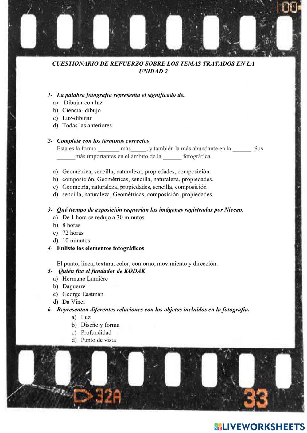 Repaso unidad 2