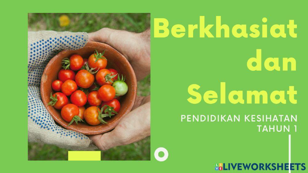 Pendidikan Kesihatan - Berkhasiat dan Selamat