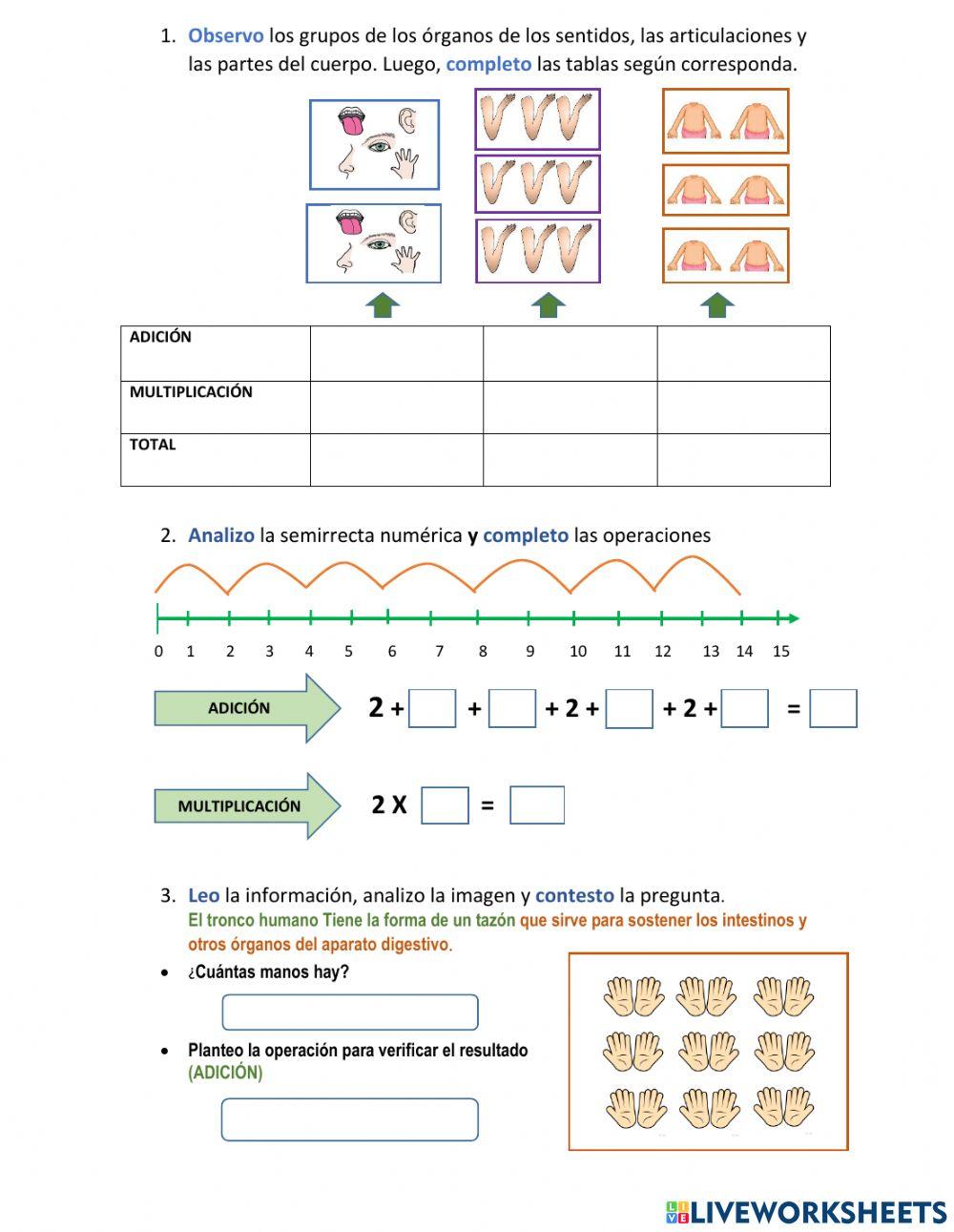 Multiplicación grupal y lineal