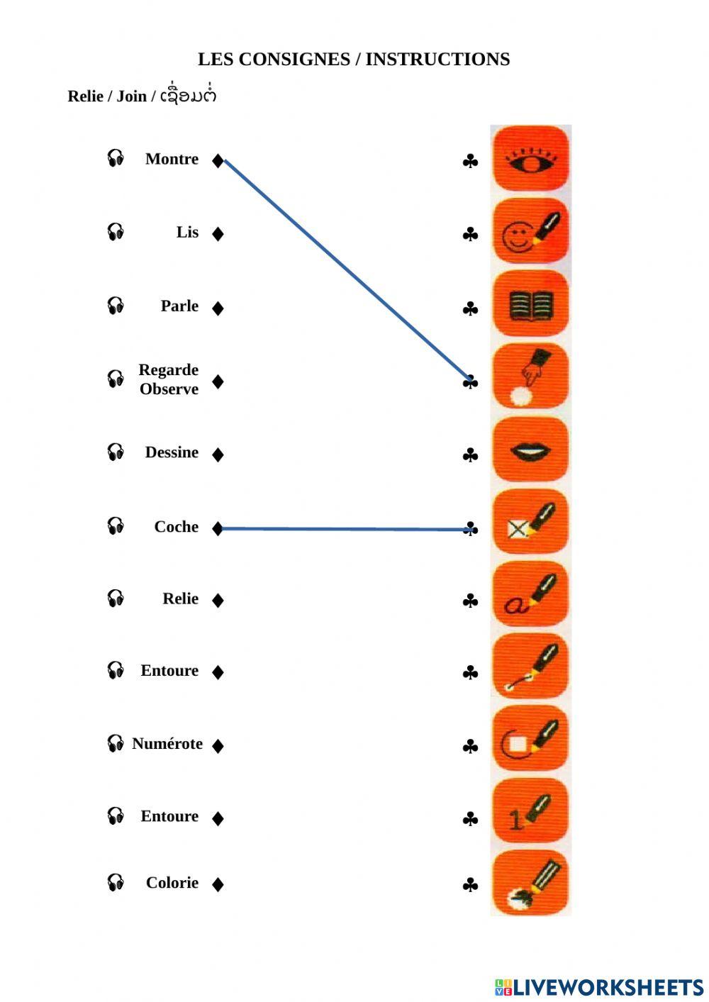 Consignes de DELF prim