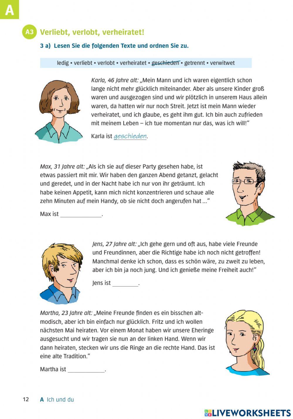 Verliebt, verlobt, verheiratet!