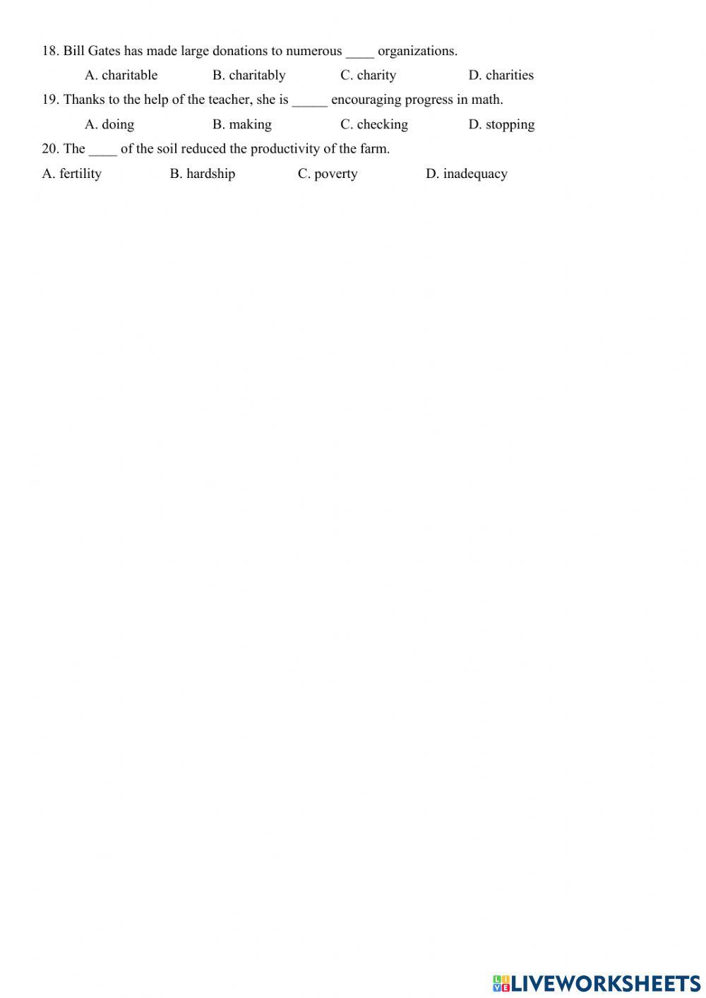 G12-unit 1- vocabulary