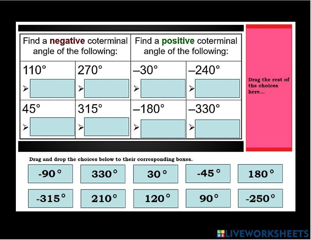 Understanding Angles Activity 2
