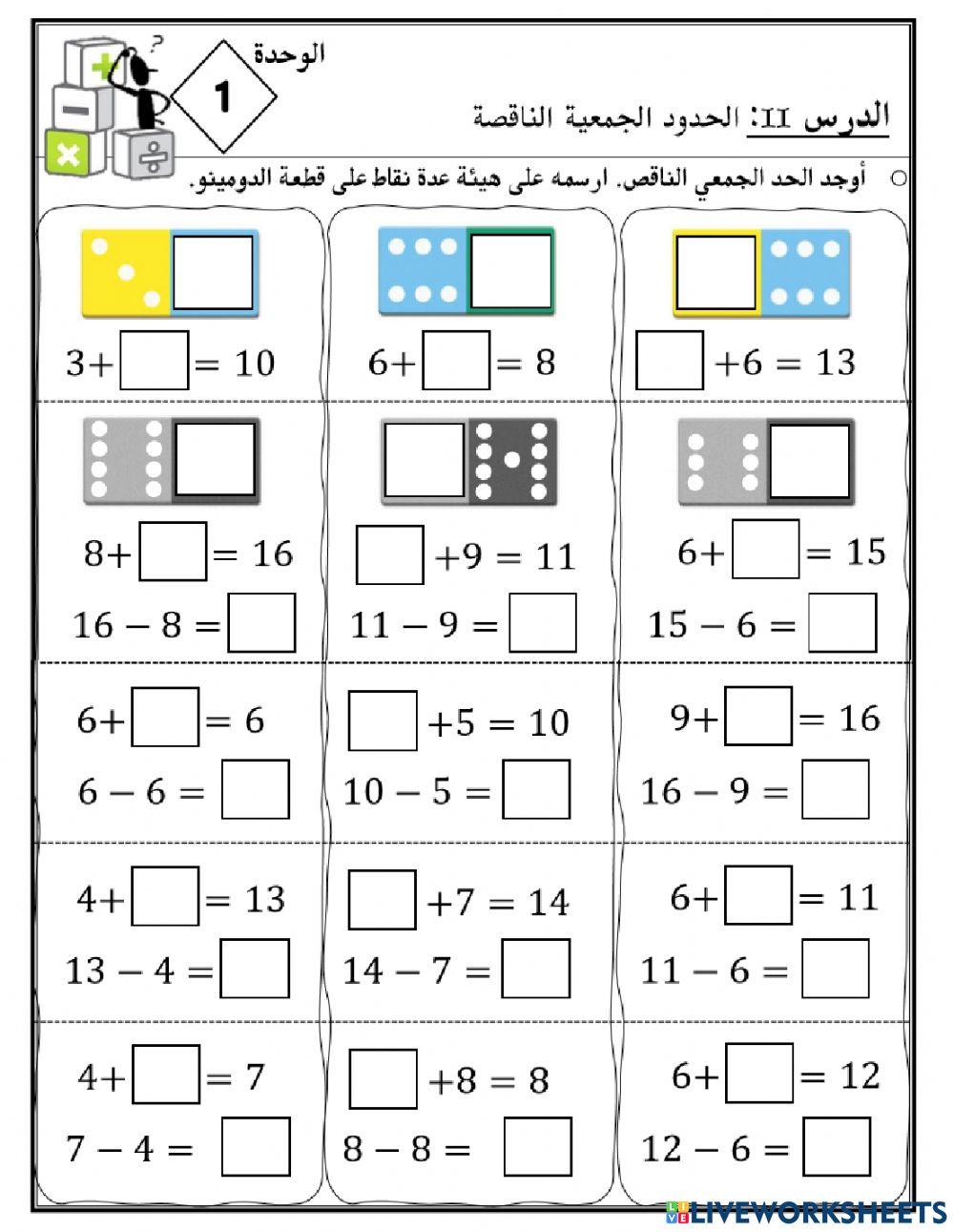 الحدود الجمعية الناقصة