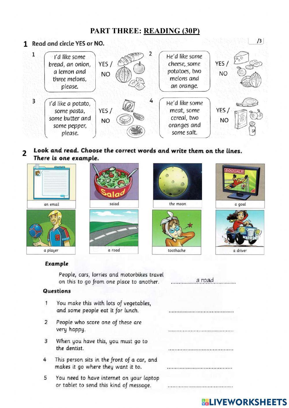 FF3- Test Unit 789 online exercise for | Live Worksheets