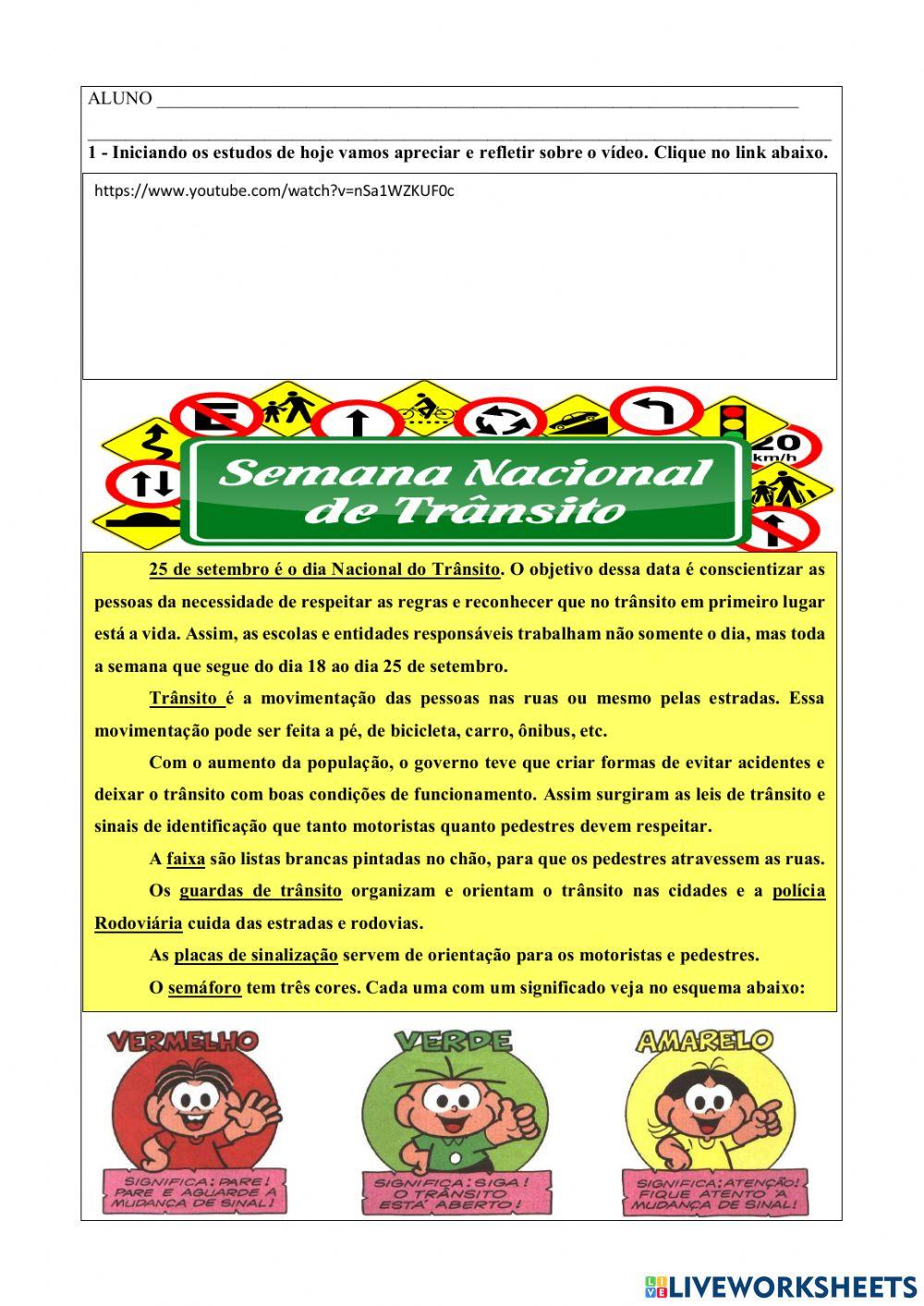 Semana Nacional do trânsito