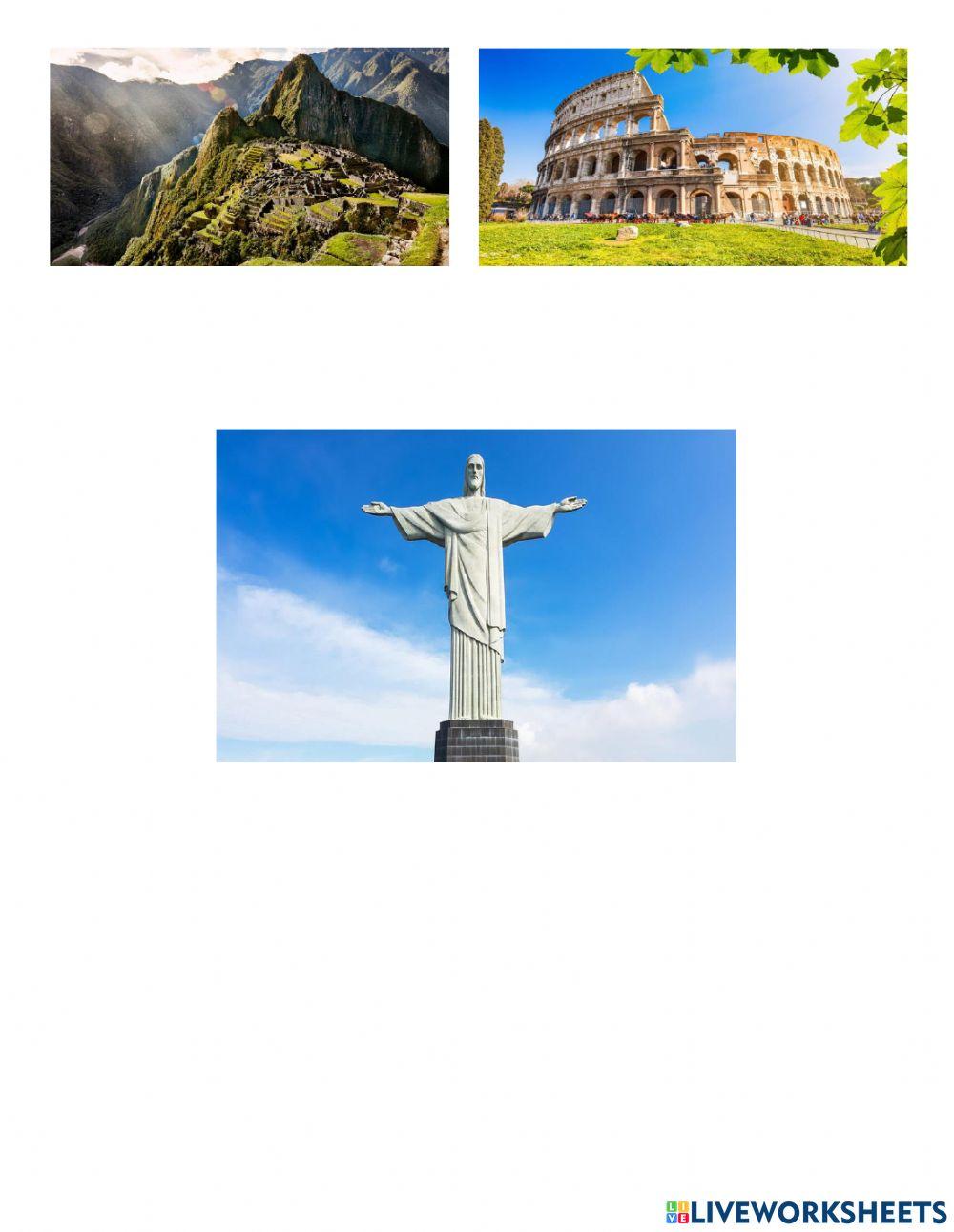 Las 7 maravillas del mundo