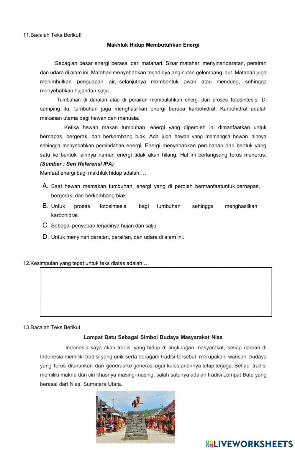 AKM-Literasi Paket C (1-15)