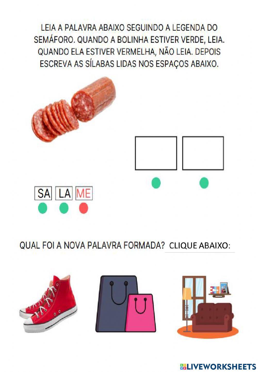 Lagatinha comilona novas palavras