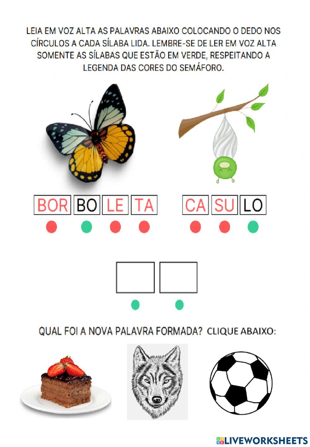 Lagatinha comilona novas palavras