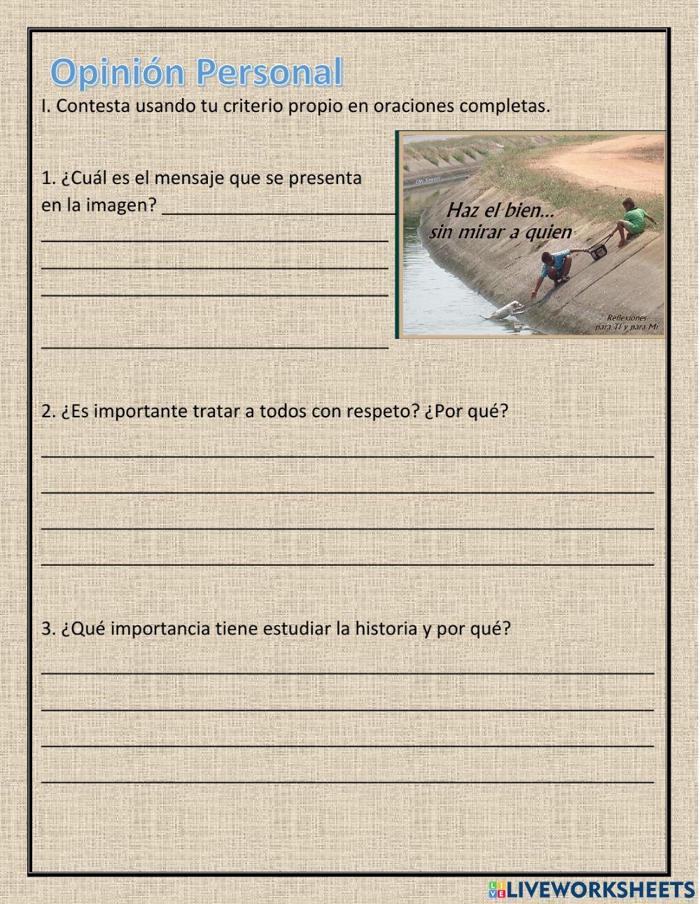 Ciencias Sociales opinión