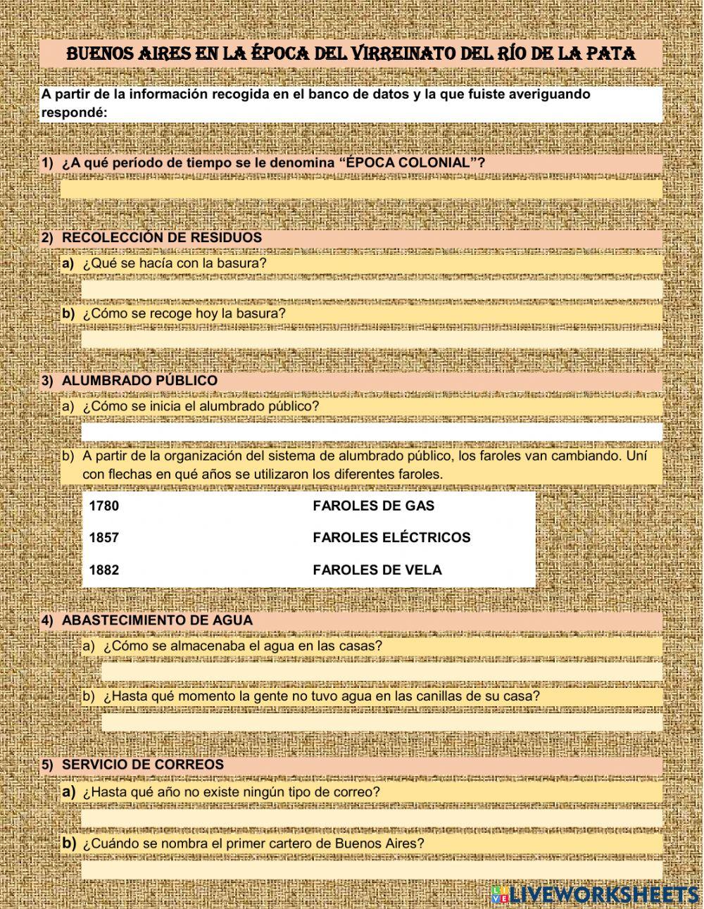 Buenos Aires en la época del Virreinato del Río de la Plata