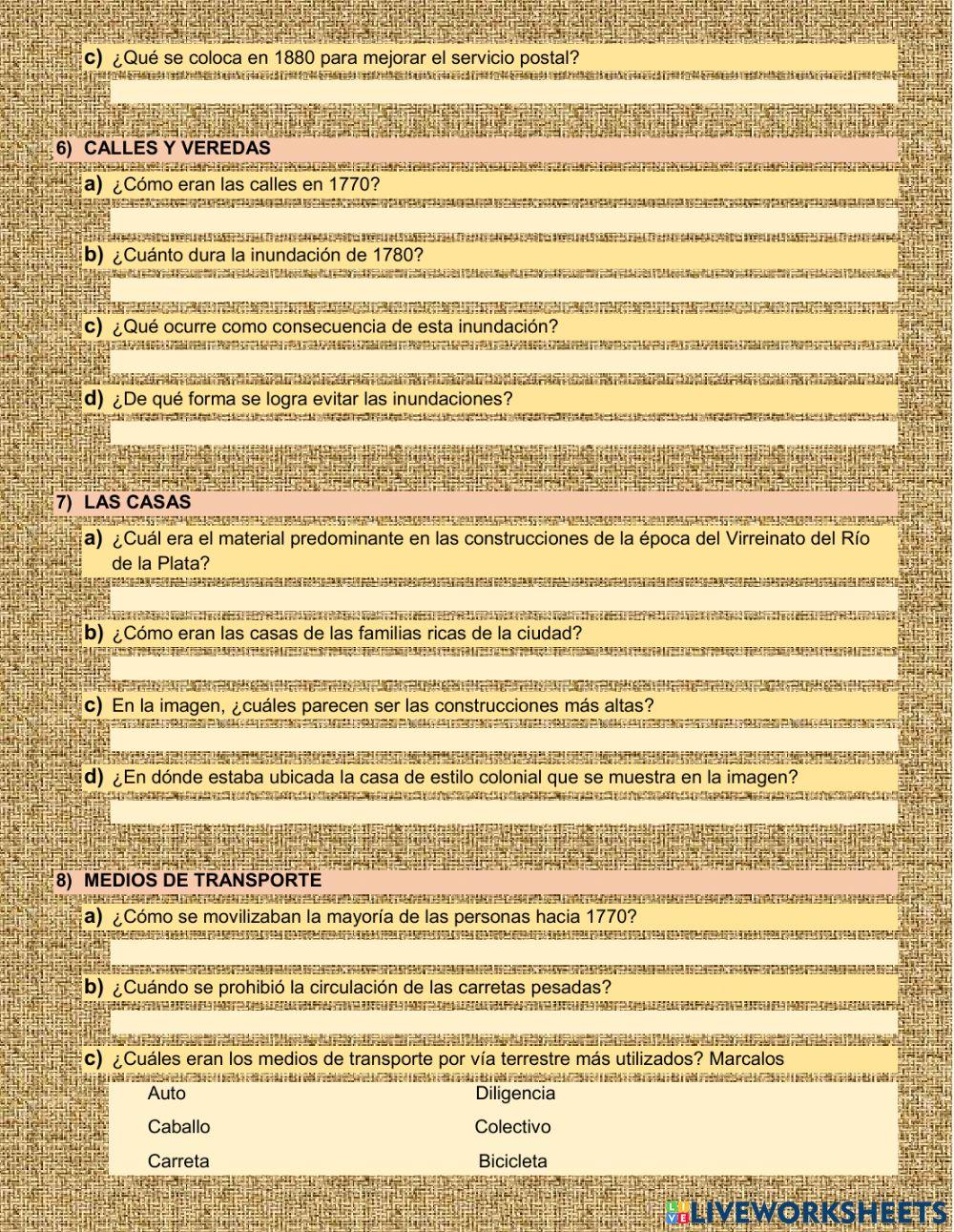 Buenos Aires en la época del Virreinato del Río de la Plata