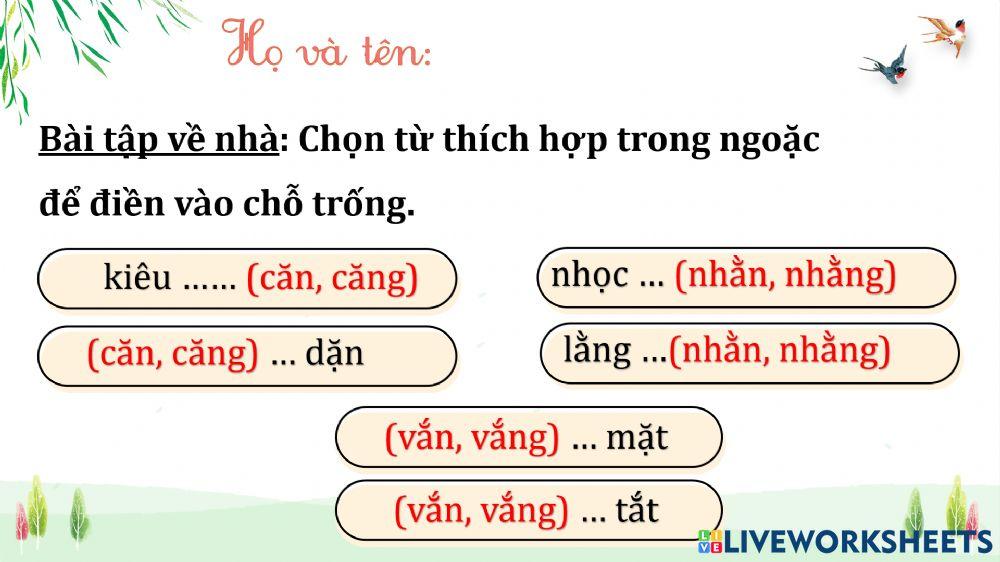 Bài tập chính tả- Ai có lỗi