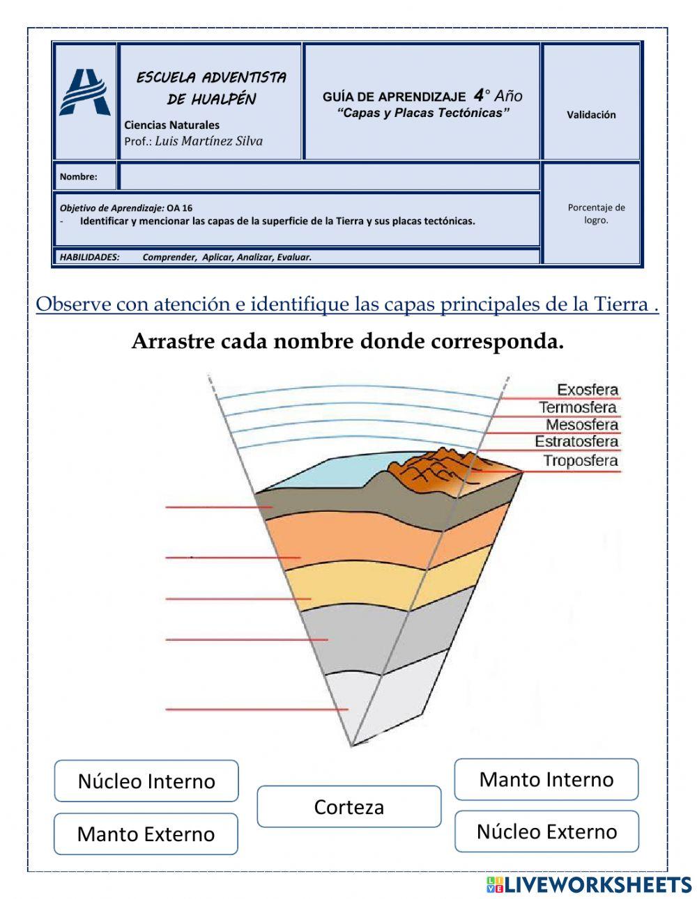 Placas tectónicas -Integración
