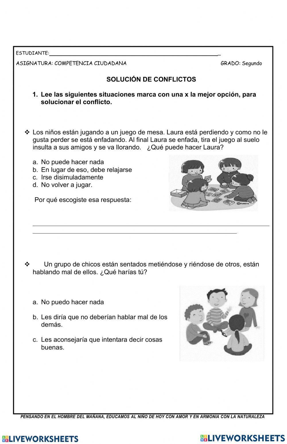 Solución de conflictos