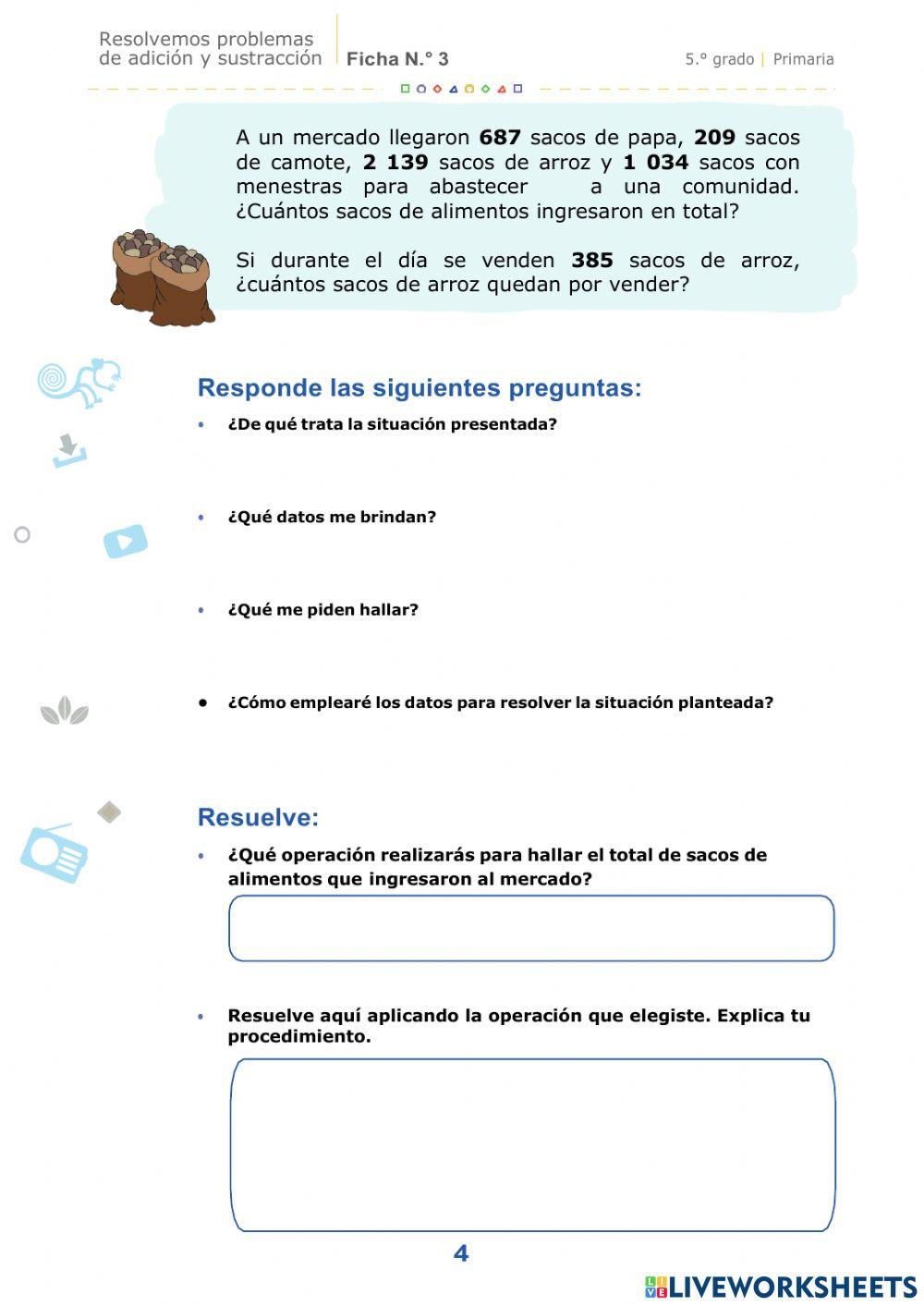 Ficha n° 3 matemática