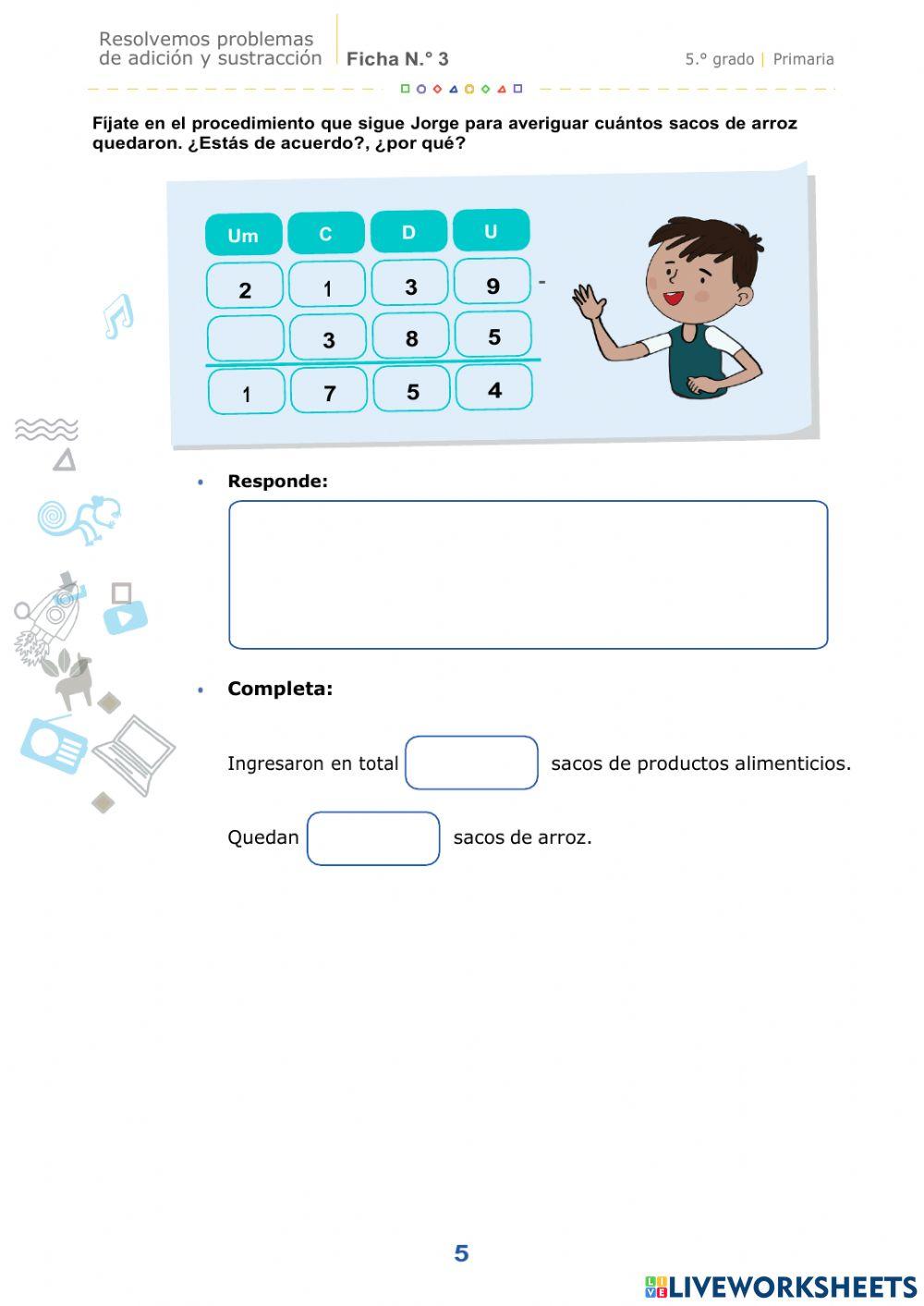 Ficha n° 3 matemática