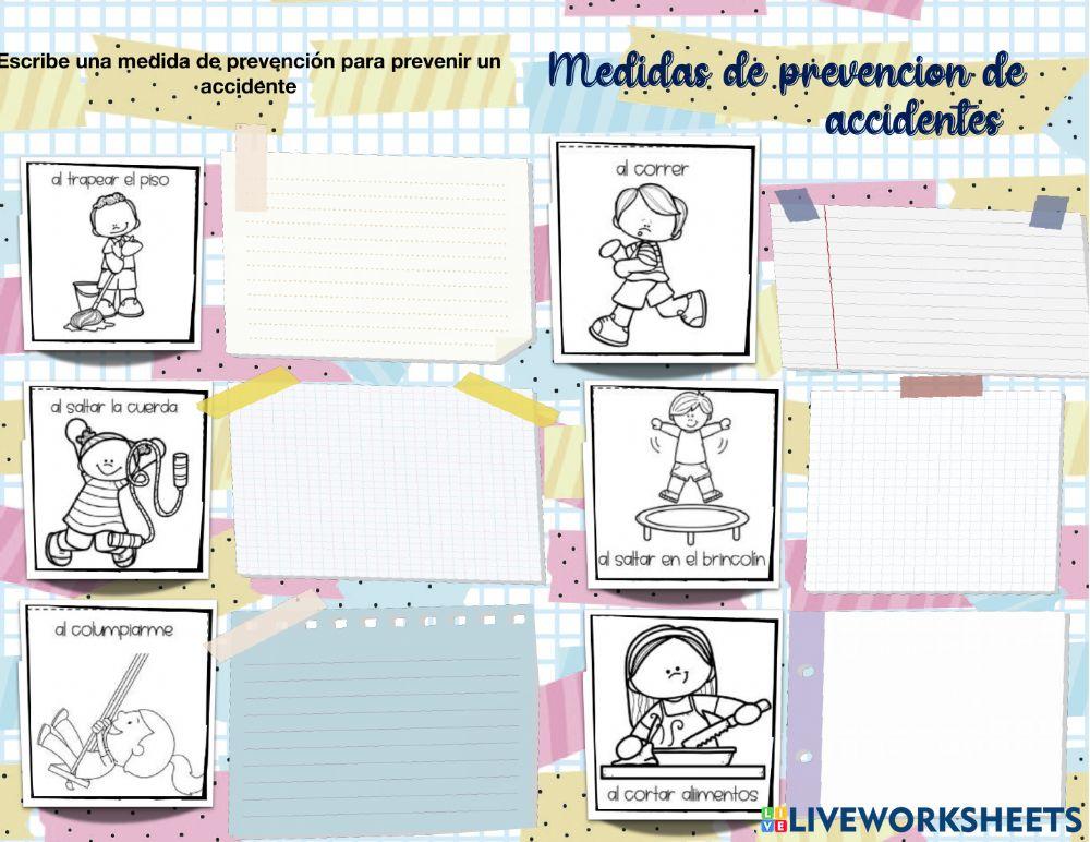 Medidas de prevención de lesiones