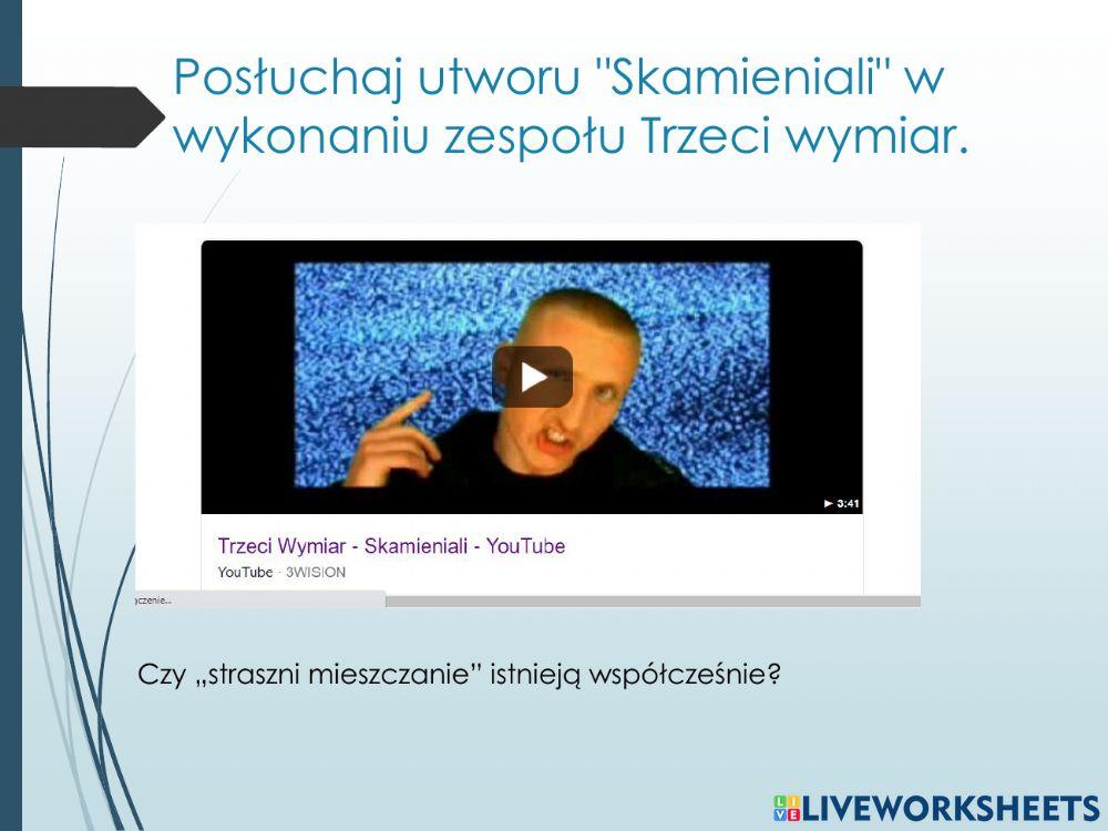 Julian Tuwim -Mieszkańcy-