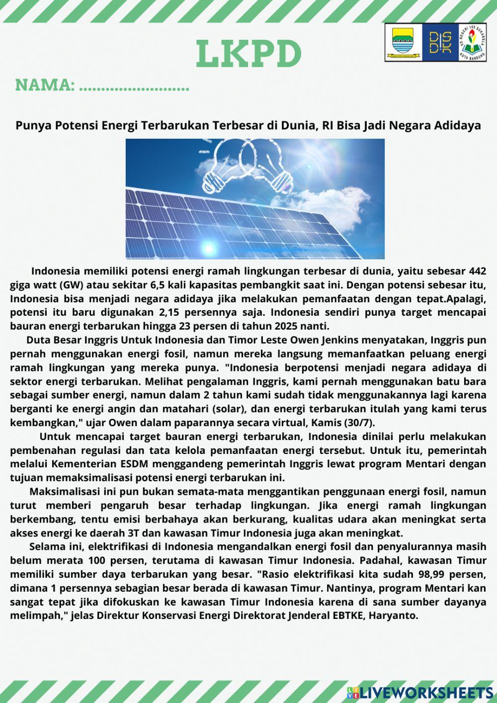 Soal Literasi Kelas V bagian 4