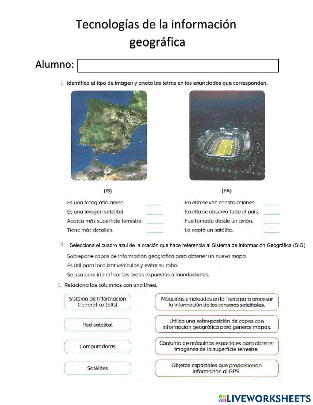 Tecnologías de la información geográfica