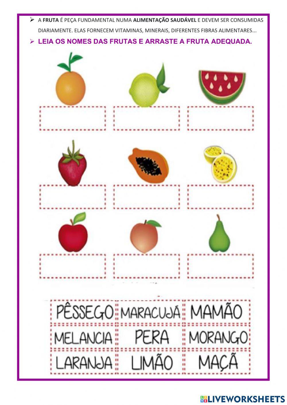 Atividade de arraste e solte