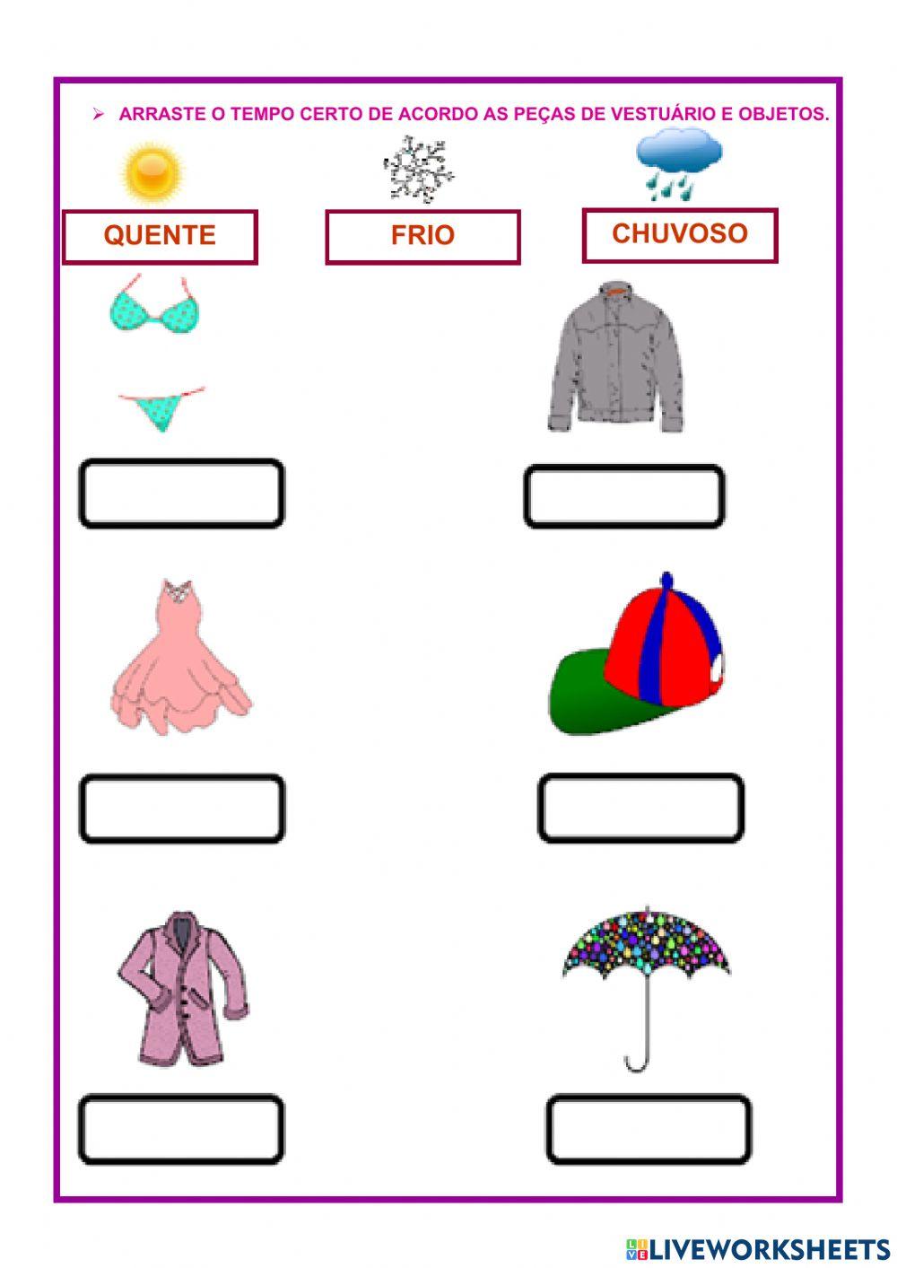 Atividade de arraste e solte