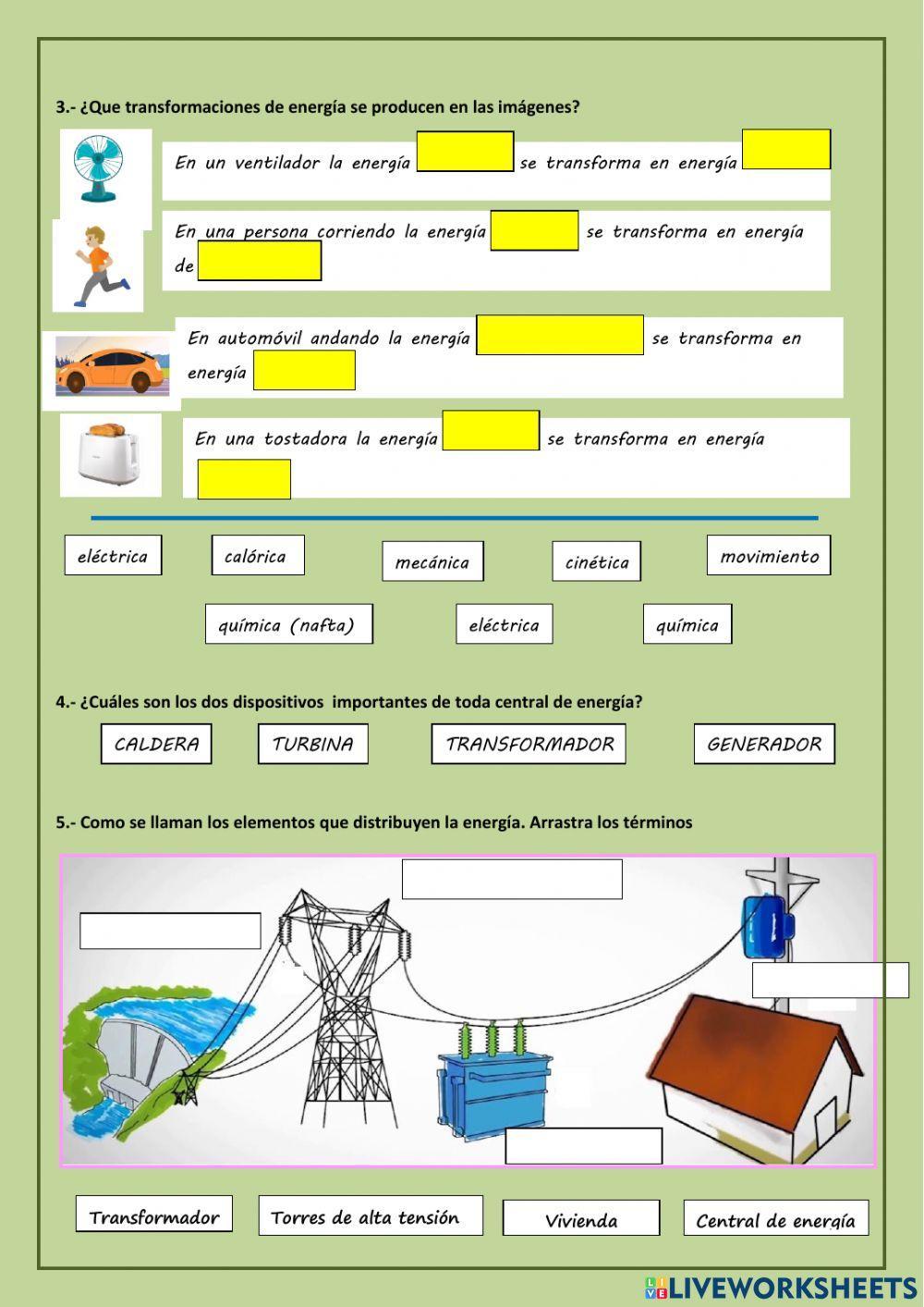 Energía - centrales de energia