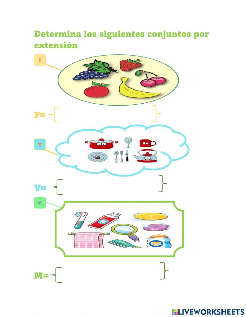 Determinación de conjuntos