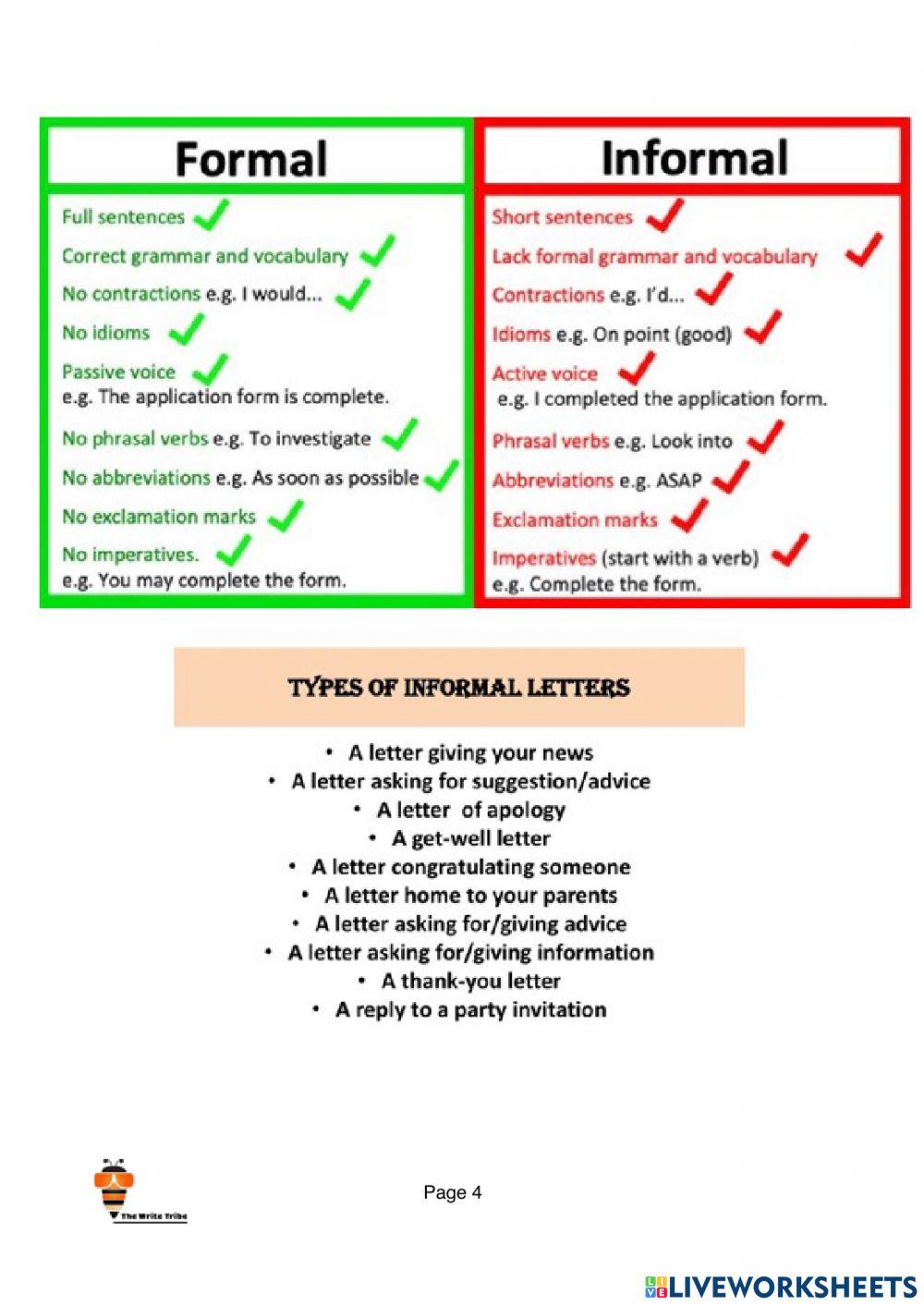 2021 Week 31 Situational: Informal Letter SEC-F part 1