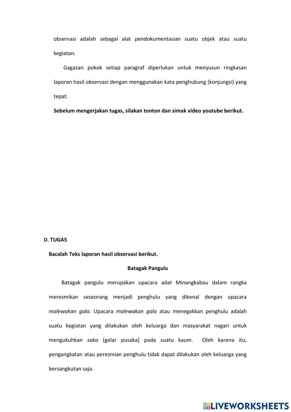 LKPD Bahasa Indonesia