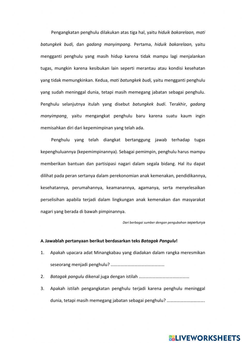 LKPD Bahasa Indonesia