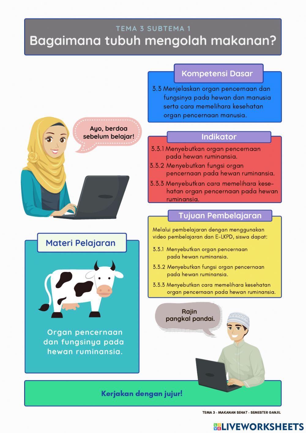 LKPD Elektronik Kelas 5 Tema 3 Subtema 1