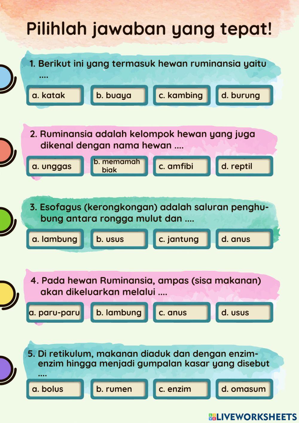 LKPD Elektronik Kelas 5 Tema 3 Subtema 1