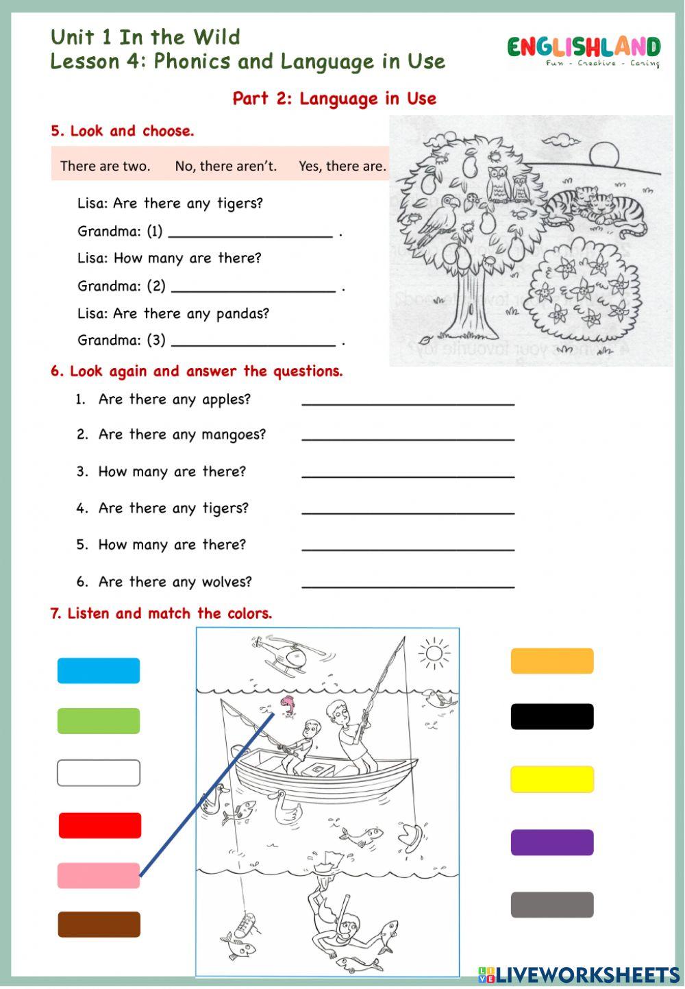 U1 Lesson 4 Phonics and Language in Use