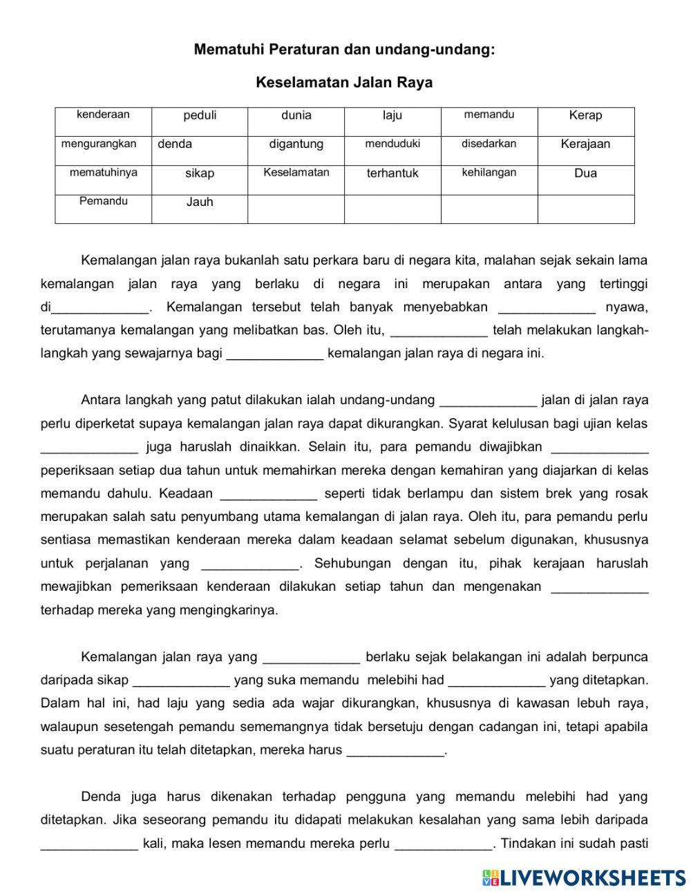 Mematuhi Peraturan dan undang-undang