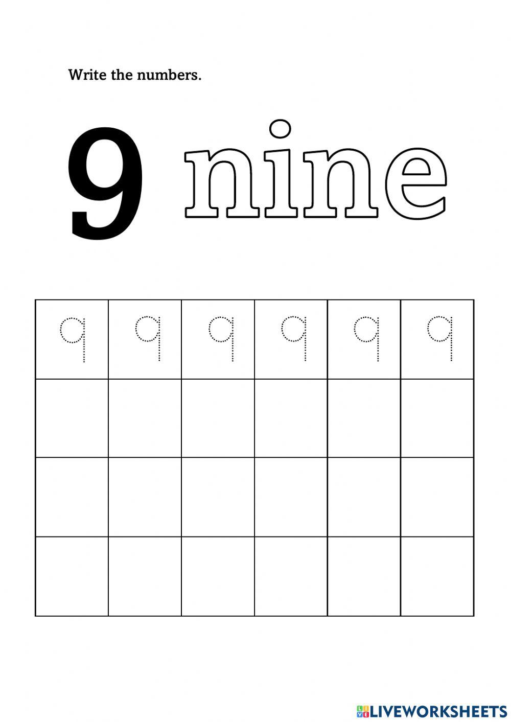 Number Tracing