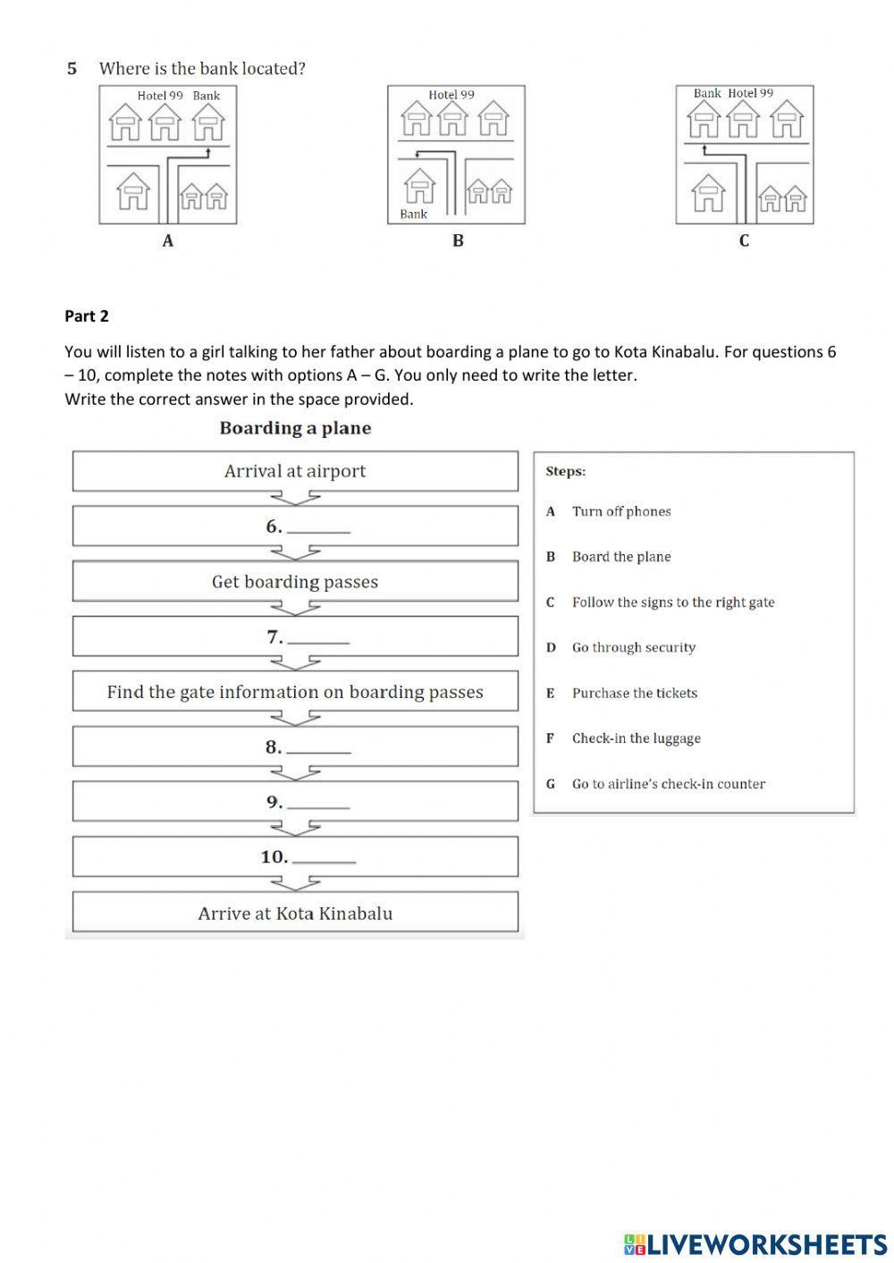 Listening Practice Form 2 Listening Practice Form 2