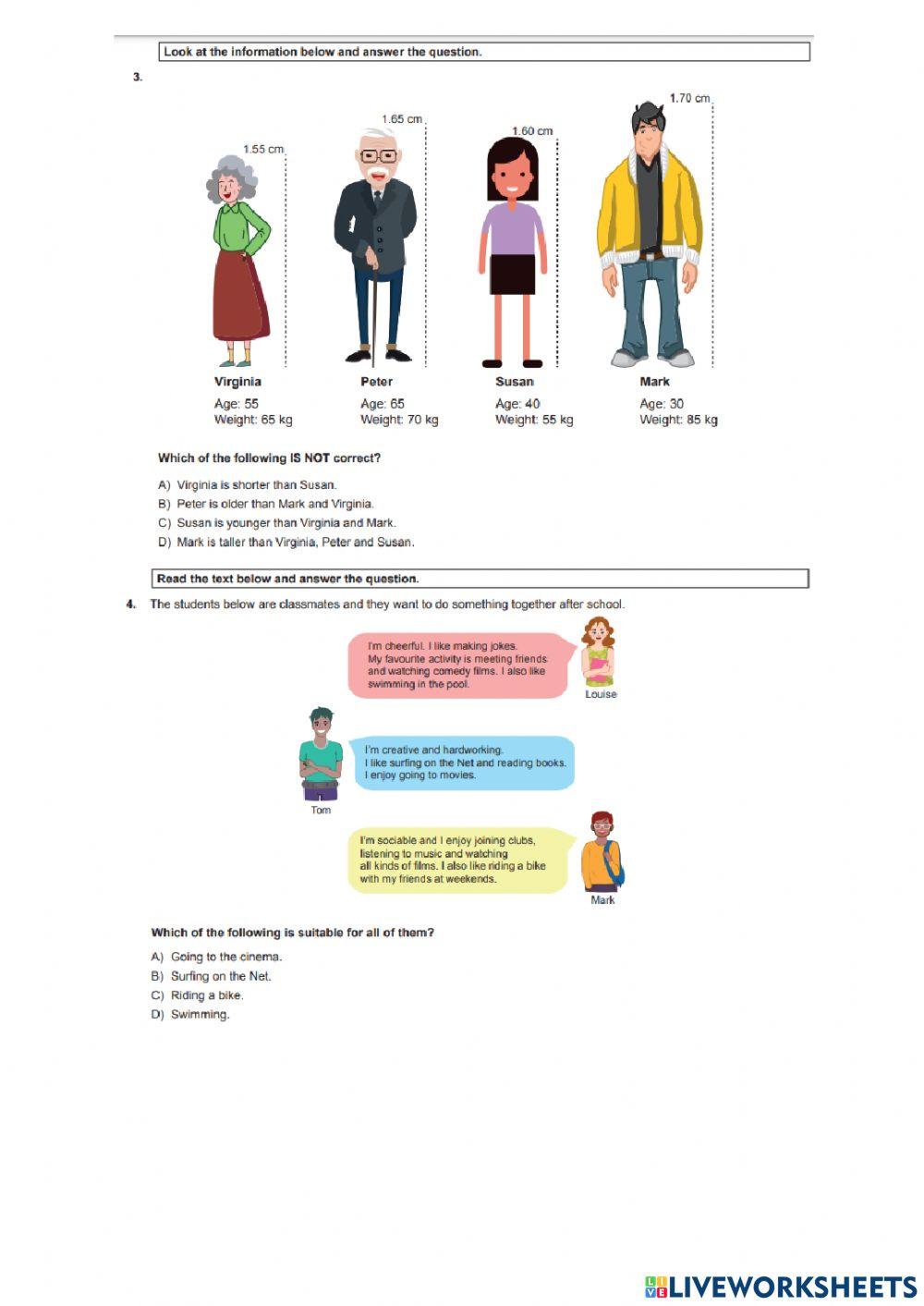 İngi̇li̇zce beceri̇ temelli̇ test 7. sinif 1. üni̇te