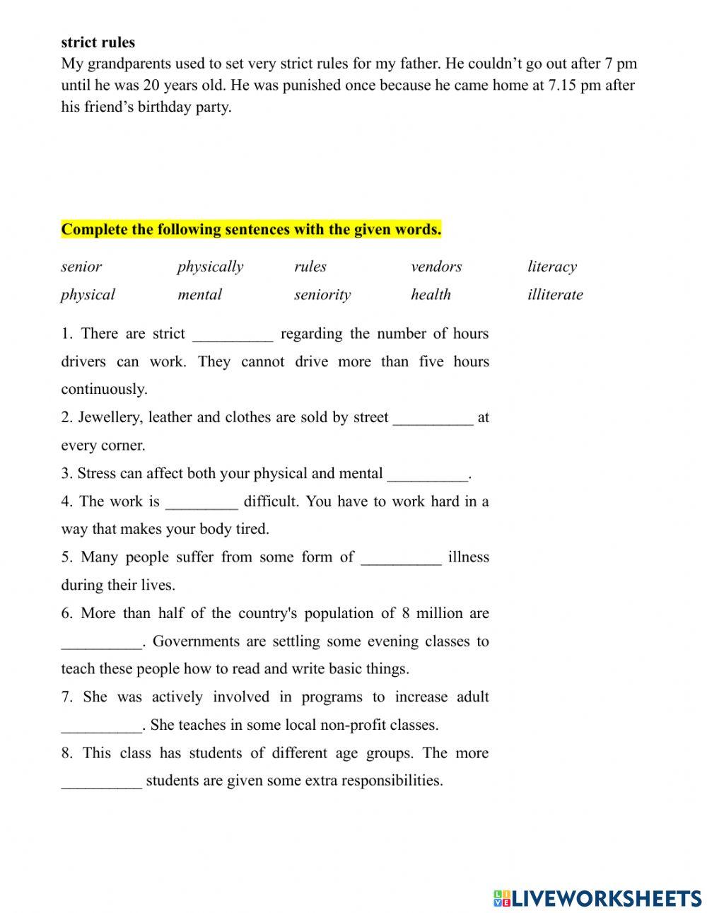E9 - Unit 4 - Vocabulary and Reading (2)