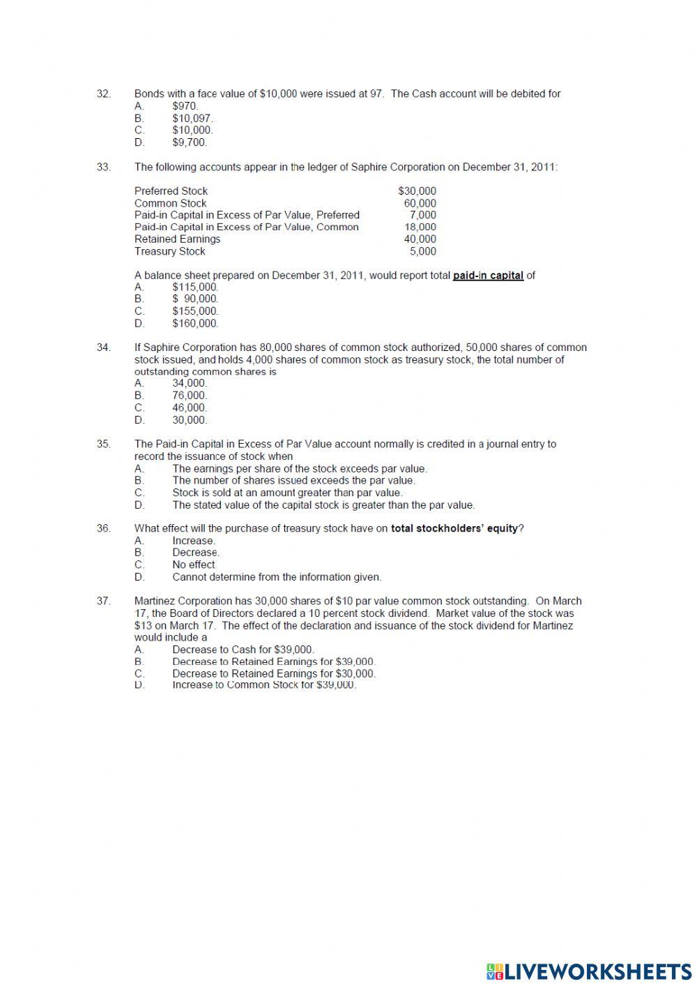 Accounting multi exam paper 1