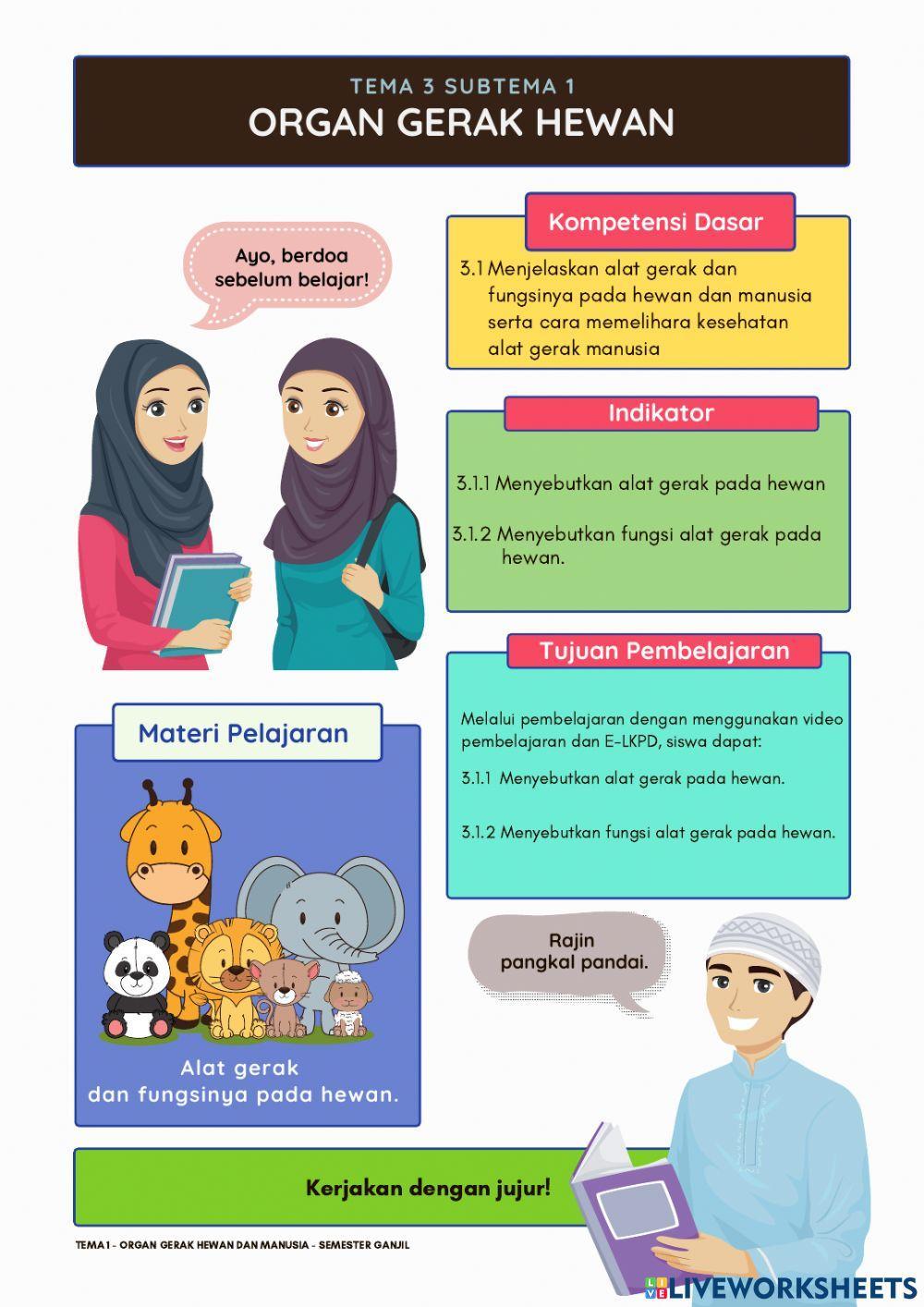 E-LKPD IPA Kelas 5 Tema 1 Subtema 1