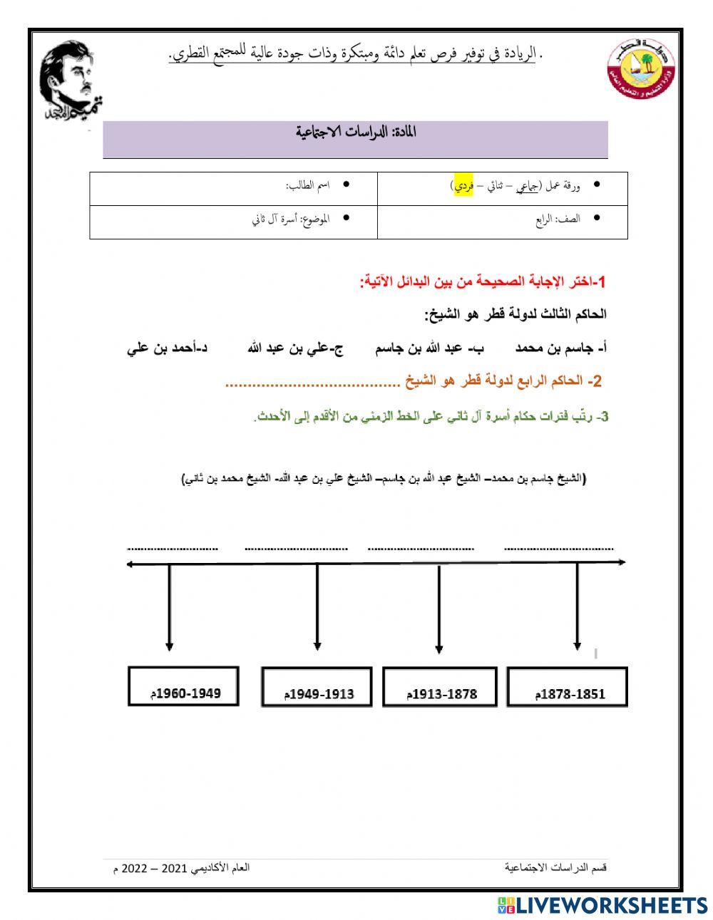 اسرة آل ثاني
